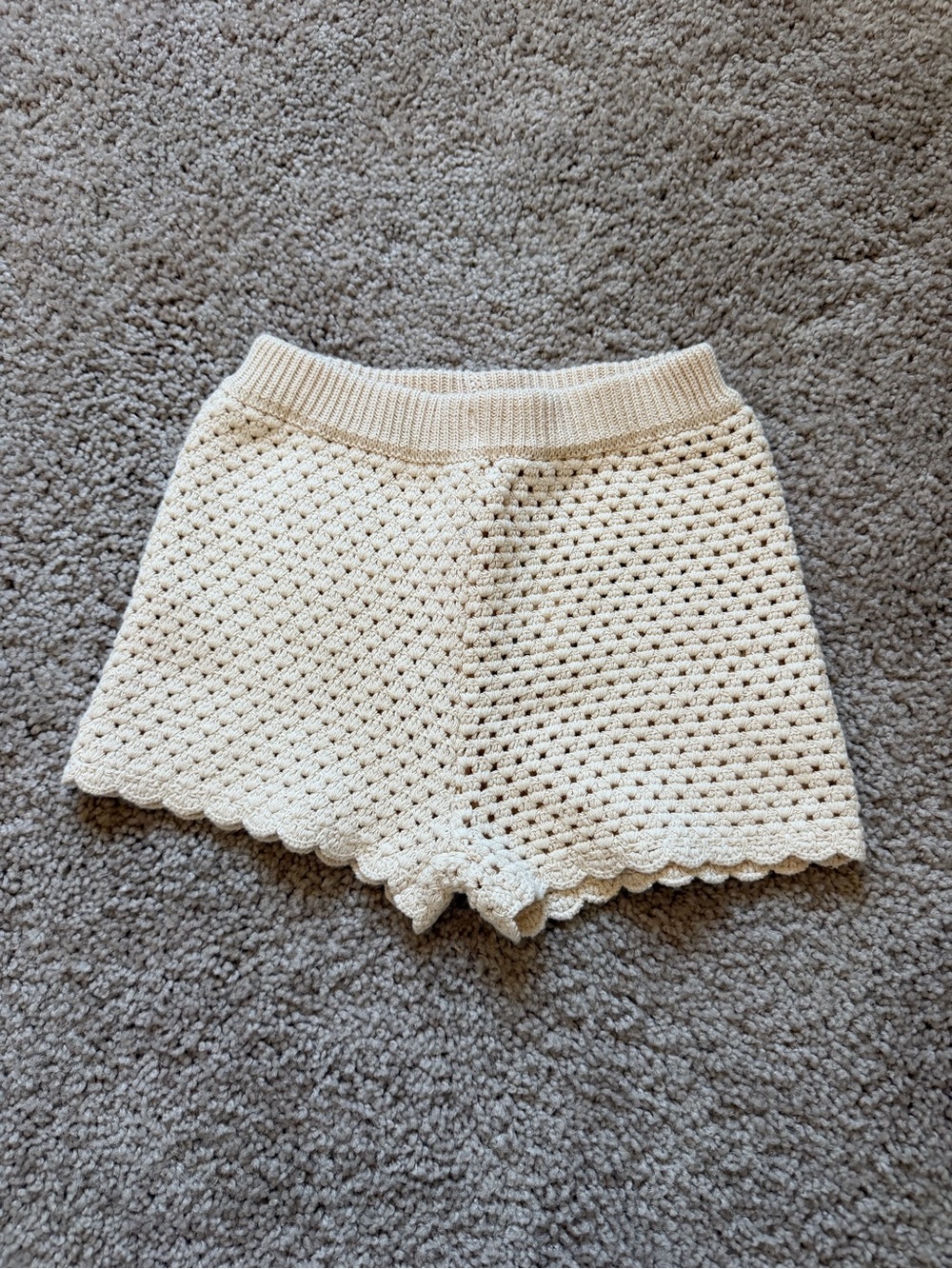 NWT Zara Knit Crochet Strawberry Shorts
